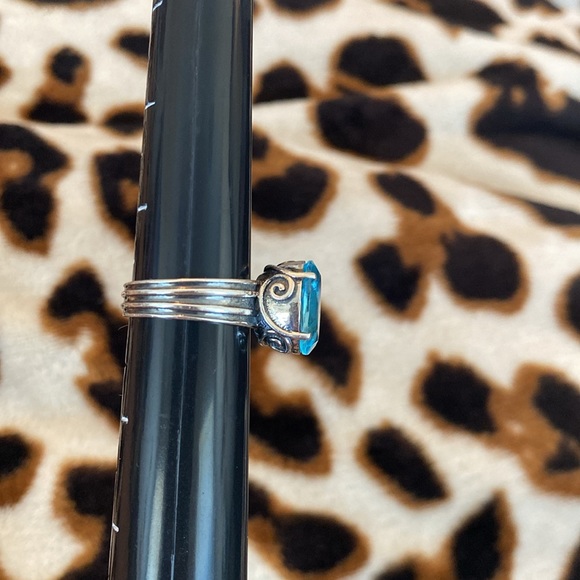 Inspiranza Aqua stone ring sterling silver
